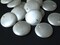 15 21mm Flat Round Drop Pearl Beads Vintage Cultura Pearls Made in Japan Faux Plastic Pearl Beads